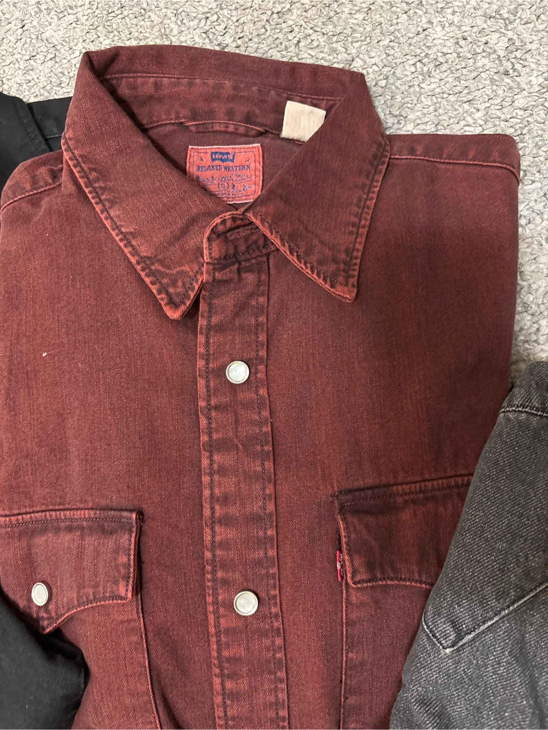 Levi's & GUESS Denim Shirts - Size S - photo 4