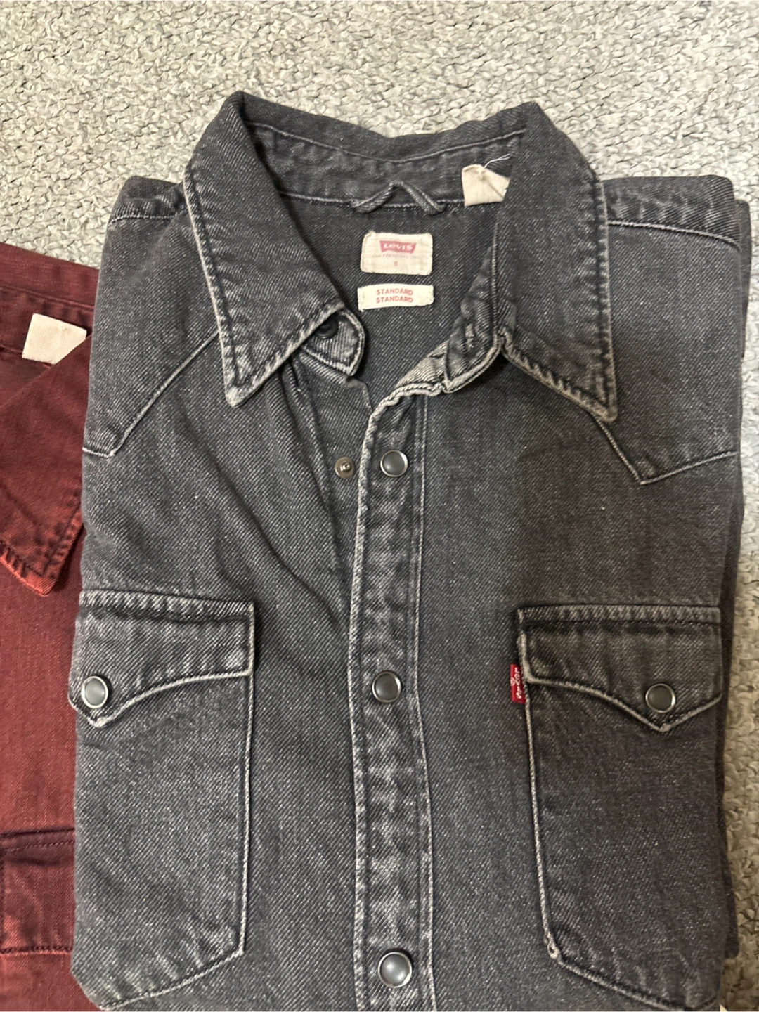 Levi's & GUESS Denim Shirts - Size S - photo 3