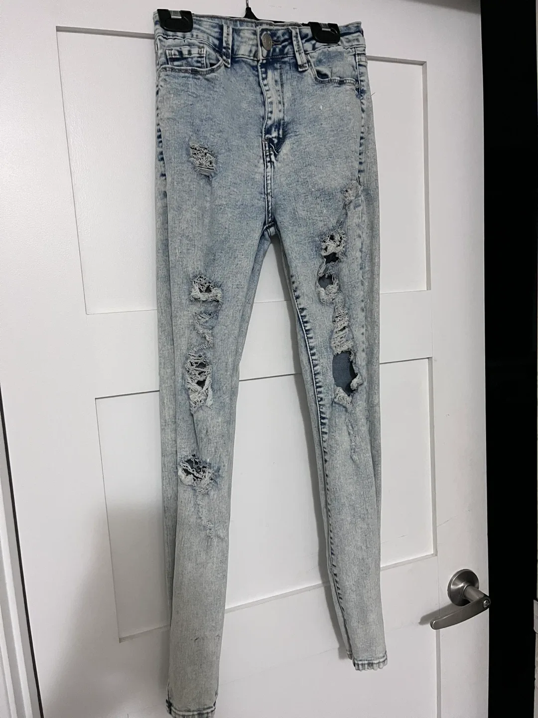 Refuge Denim Cropped Skinny Jeans - Size 1