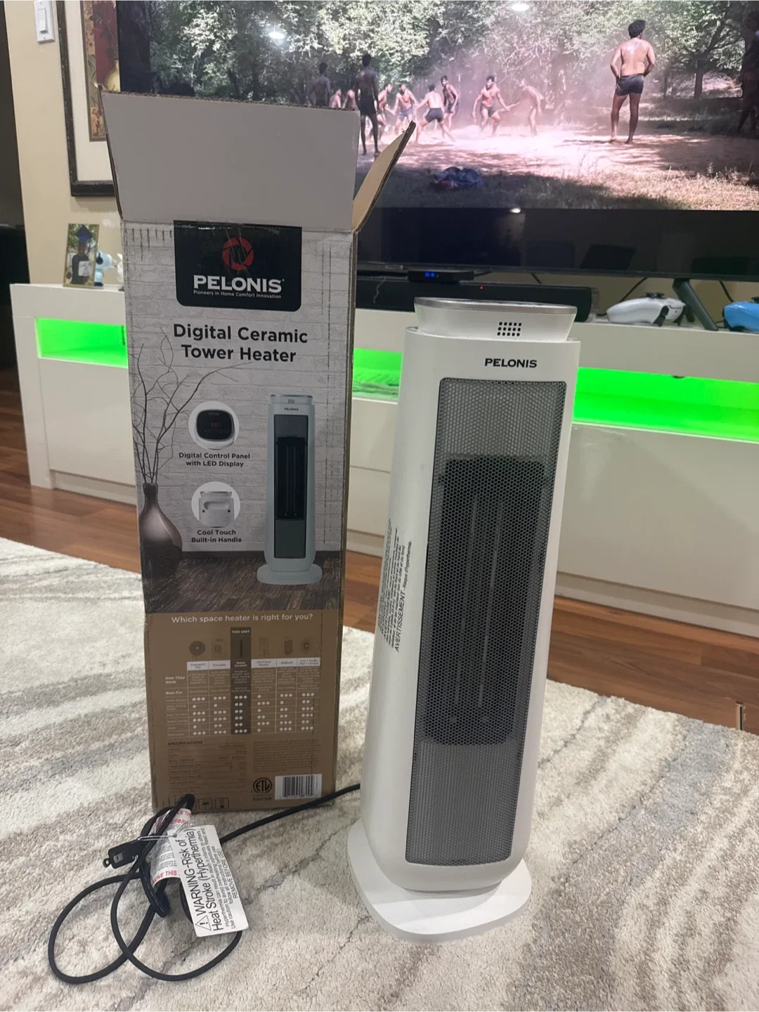 PELONIS Digital Ceramic Tower Heater