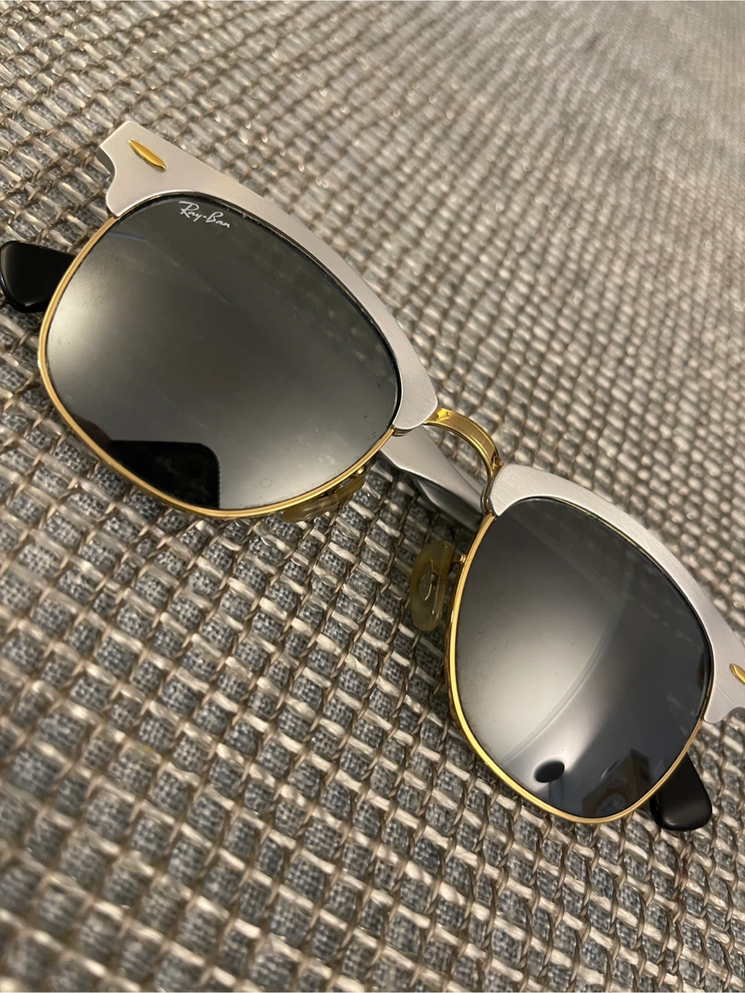 Ray-Ban Clubmaster RB3507 Silver Sunglasses - photo 4