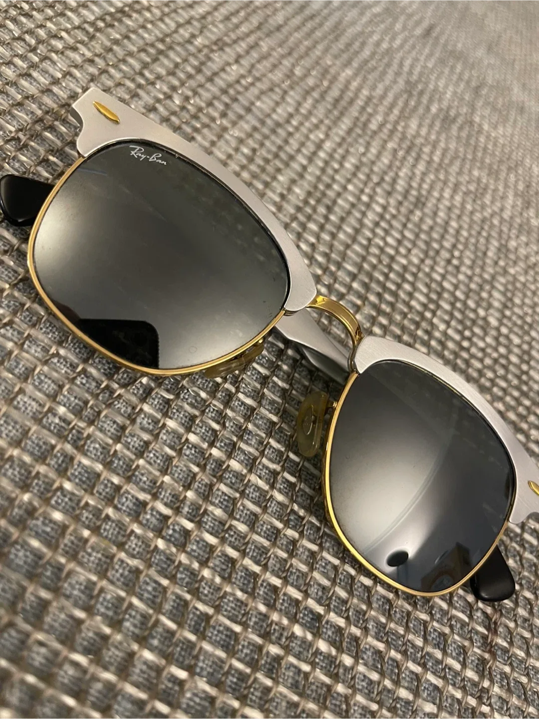 Ray-Ban Clubmaster RB3507 Silver Sunglasses image indicator(4)