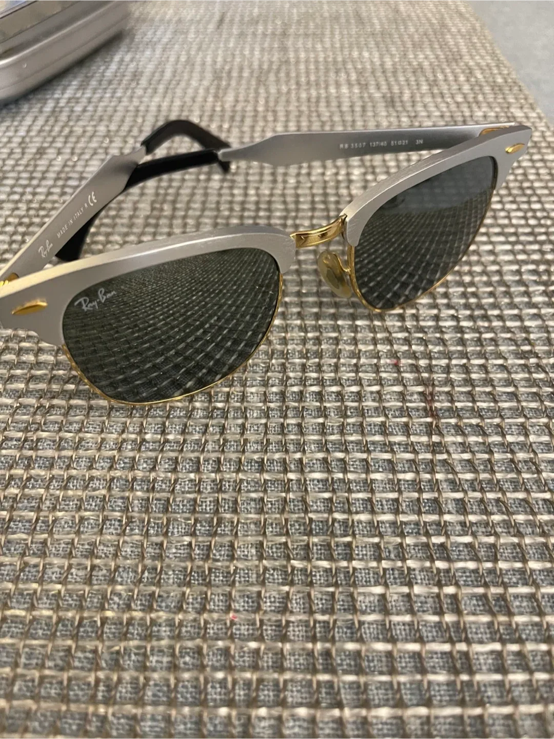 Ray-Ban Clubmaster RB3507 Silver Sunglasses image indicator(2)
