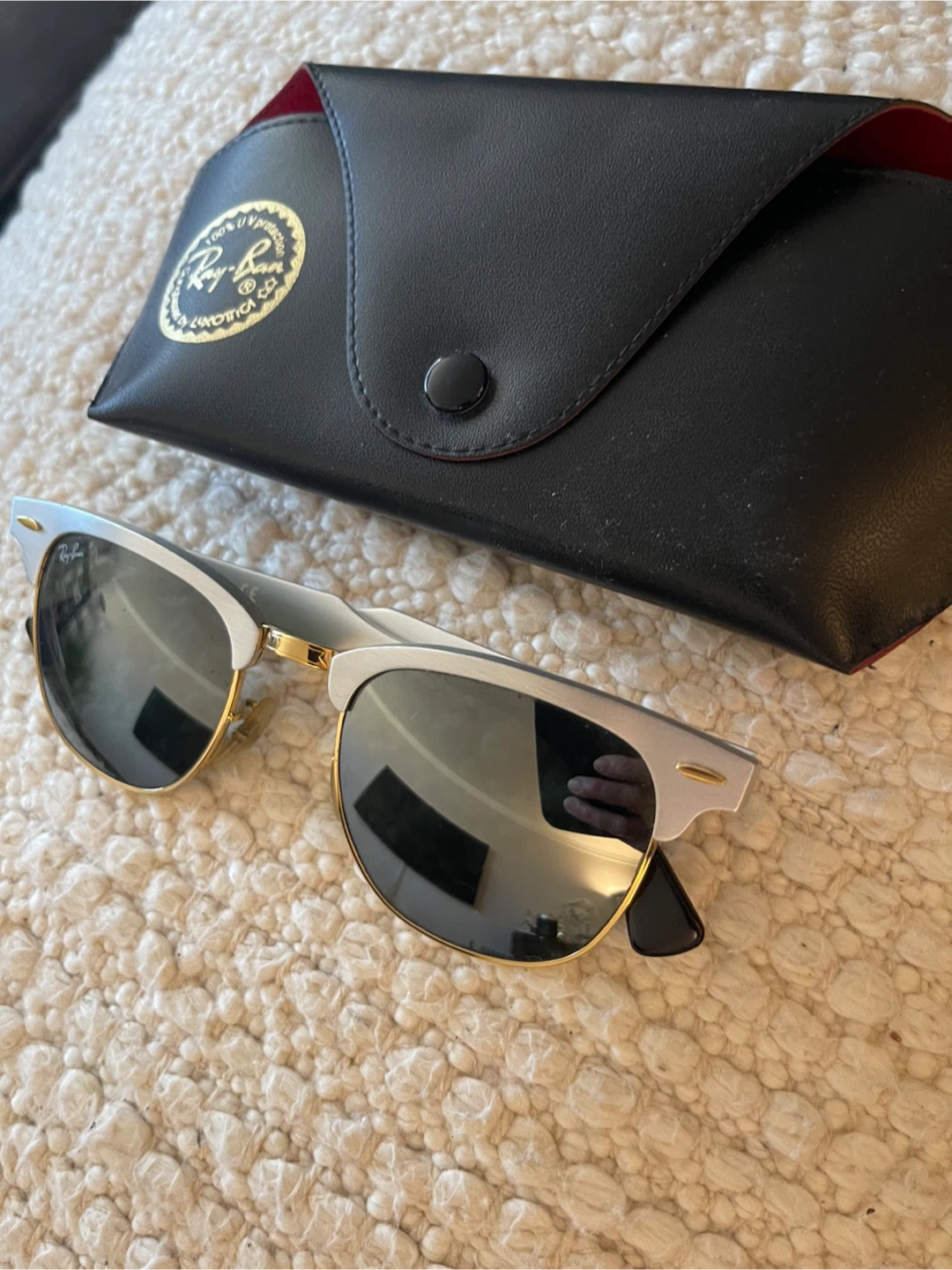 Ray-Ban Clubmaster RB3507 Silver Sunglasses - photo 5