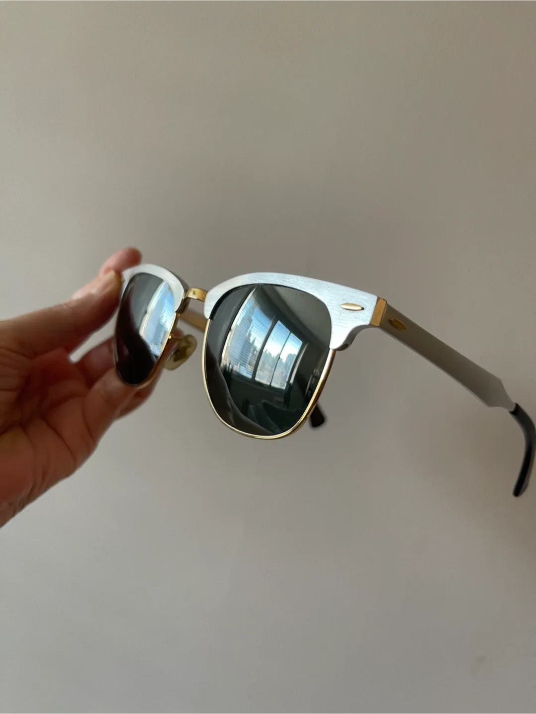 Ray-Ban Clubmaster RB3507 Silver Sunglasses image indicator(7)