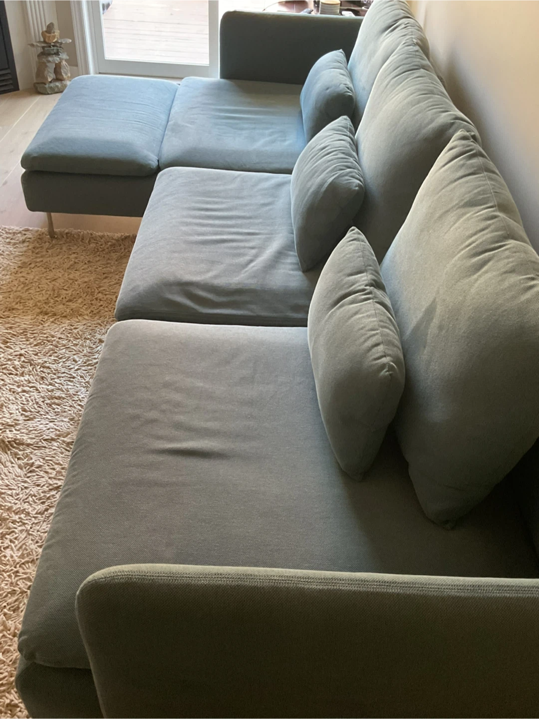 IKEA Soderhamn sectional sofa with chaise - photo 3
