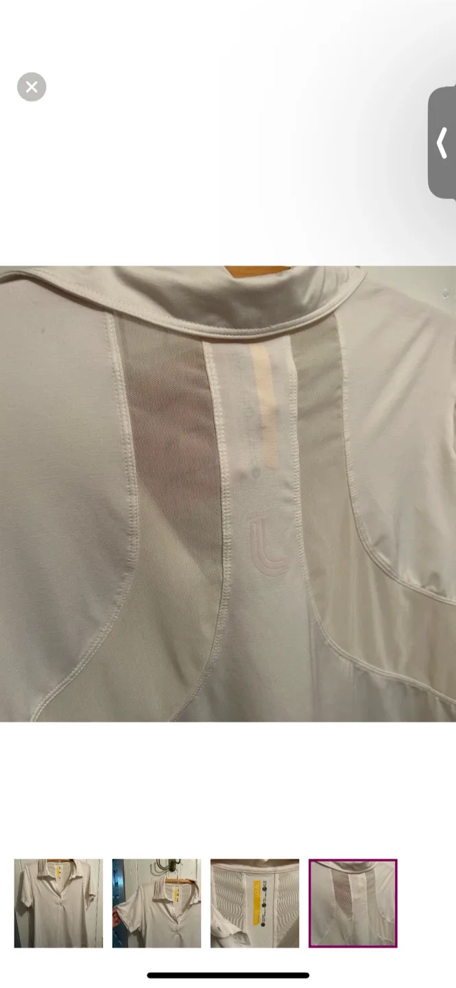 Lole White Polo Shirt Size XL image indicator(4)
