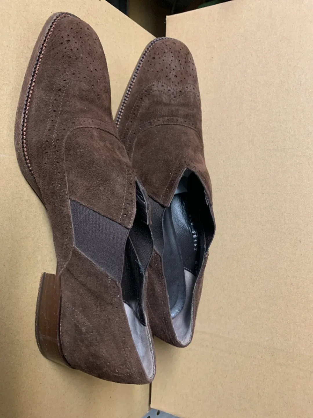 Ralph Lauren Brown Suede Loafer/Shoes size 6 1/2 B