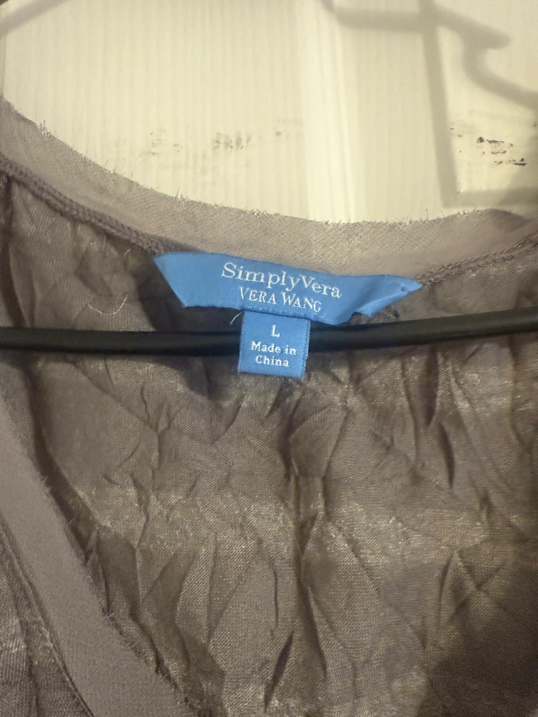 Simply Vera Vera Wang Top - Size L - photo 2