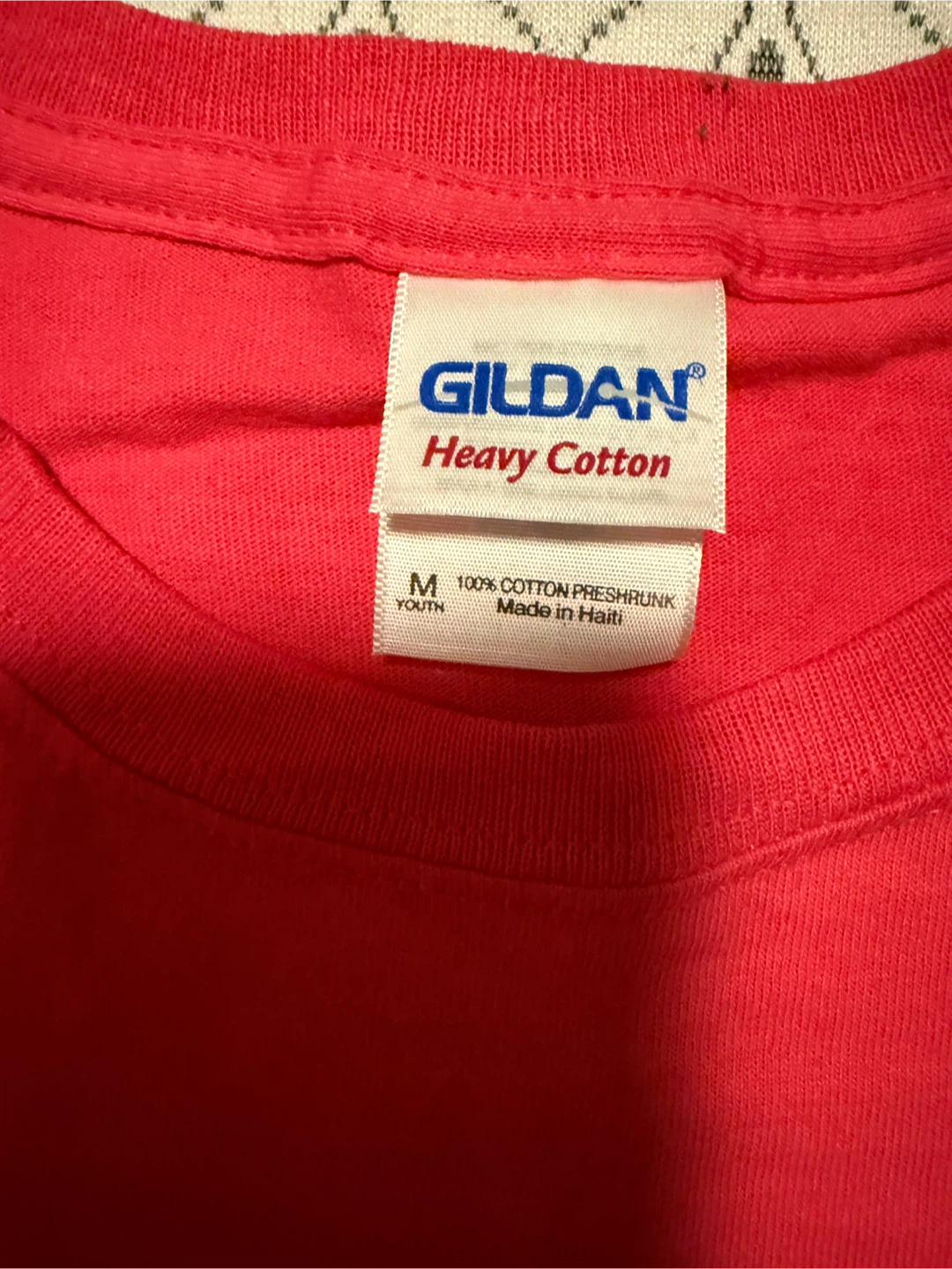 Heavy Cotton Youth pink T-Shirt - Size M - photo 3