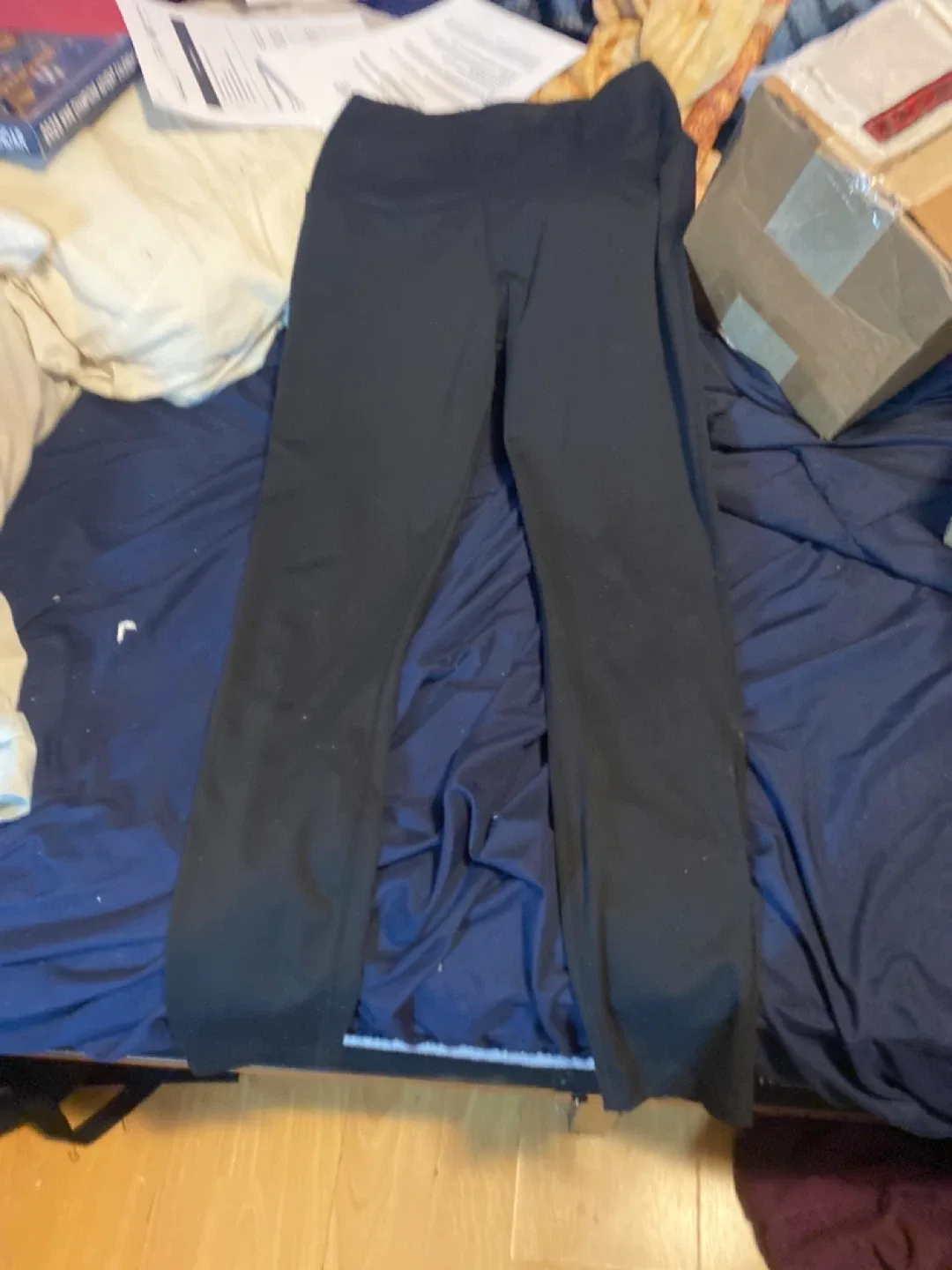 Black Yoga Pants - Size L
