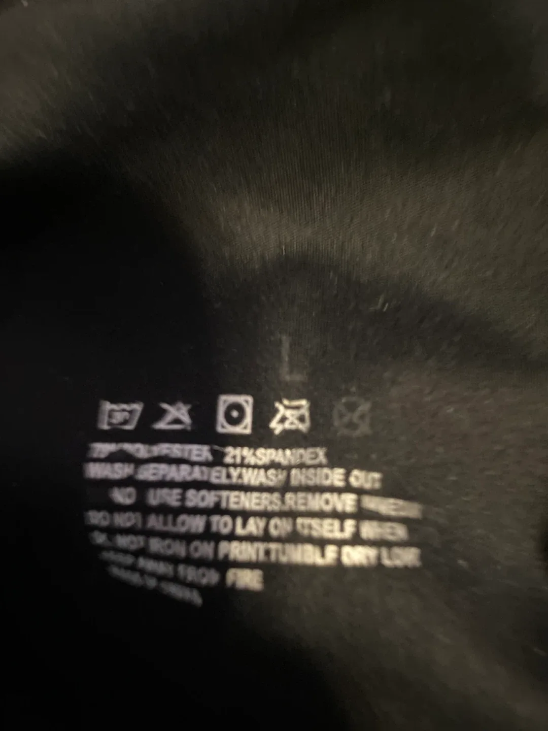 Black Yoga Pants - Size L image indicator(2)