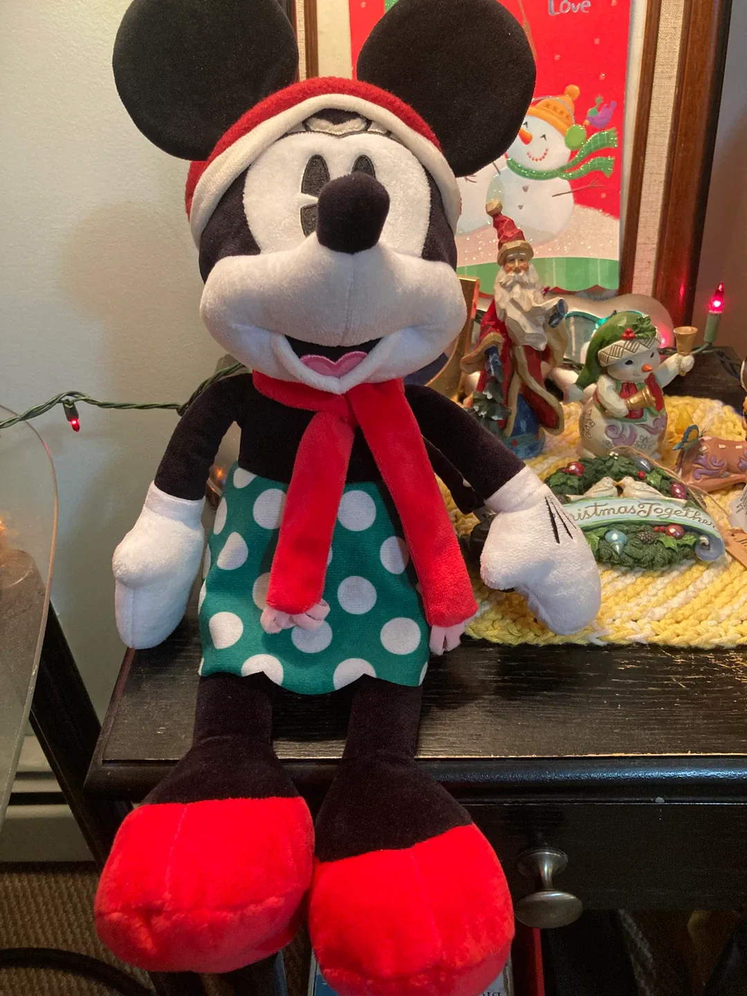 Minnie Mouse Christmas Plush