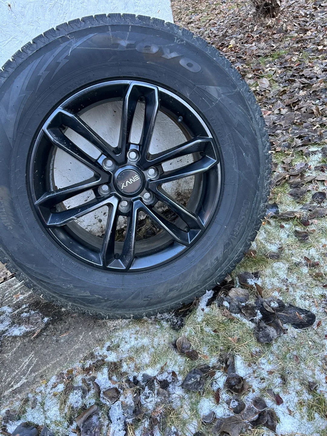 Envy Rims with Observe GSI-6 Winter Tires 255/70R18