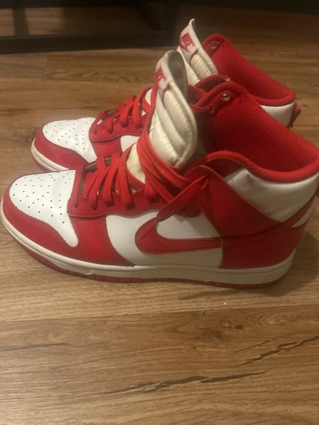Nike Dunk High 9 Youth Red/White