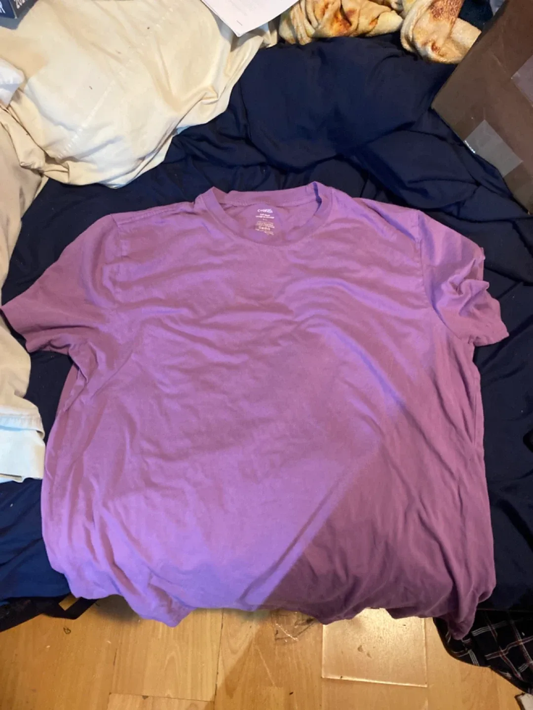 George Soft Wash Lavender T-Shirt - Size L image indicator(2)