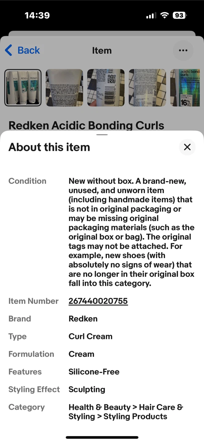 New Redken Acidic Bonding Curls Leave-In Treatment - photo 2