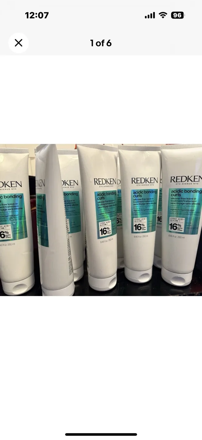 New Redken Acidic Bonding Curls Leave-In Treatment