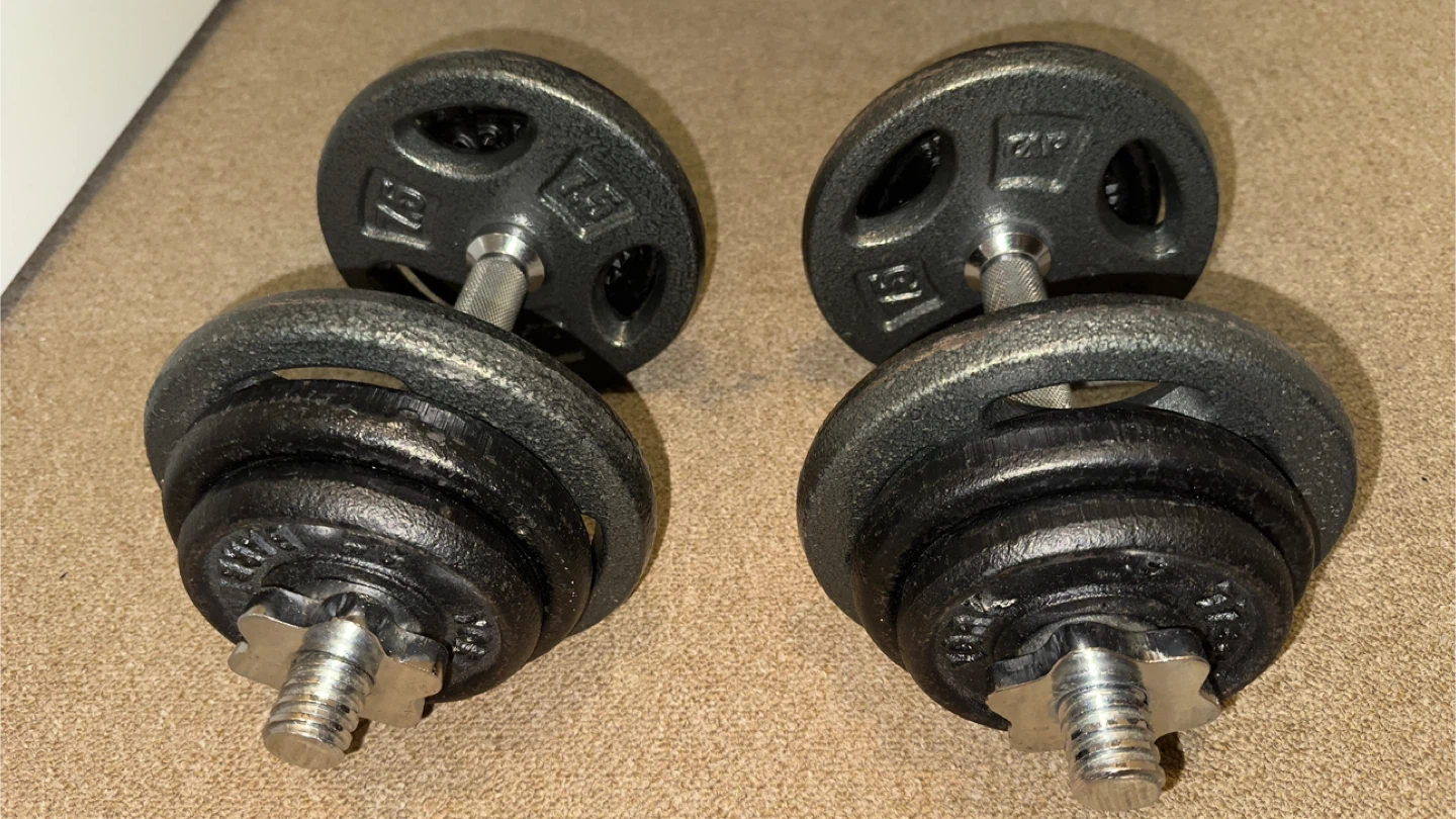 35lb Adjustable Dumbbell Set with Plates total ( 70lb ) - photo 2