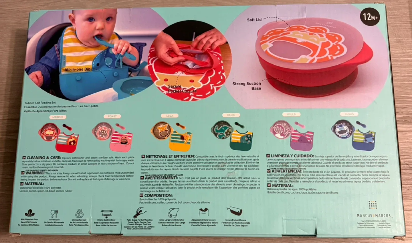 Marcus & Marcus Toddler Self Feeding Set - New in Box! image indicator(2)