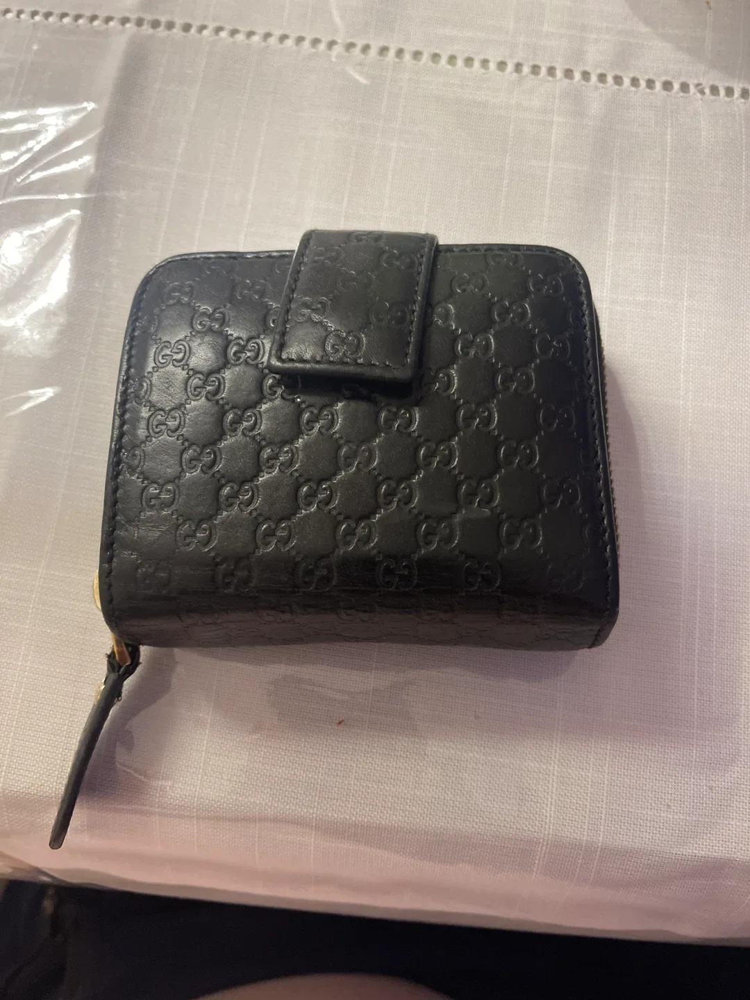 Gucci Micro GG Guccissima Leather Wallet image indicator(2)