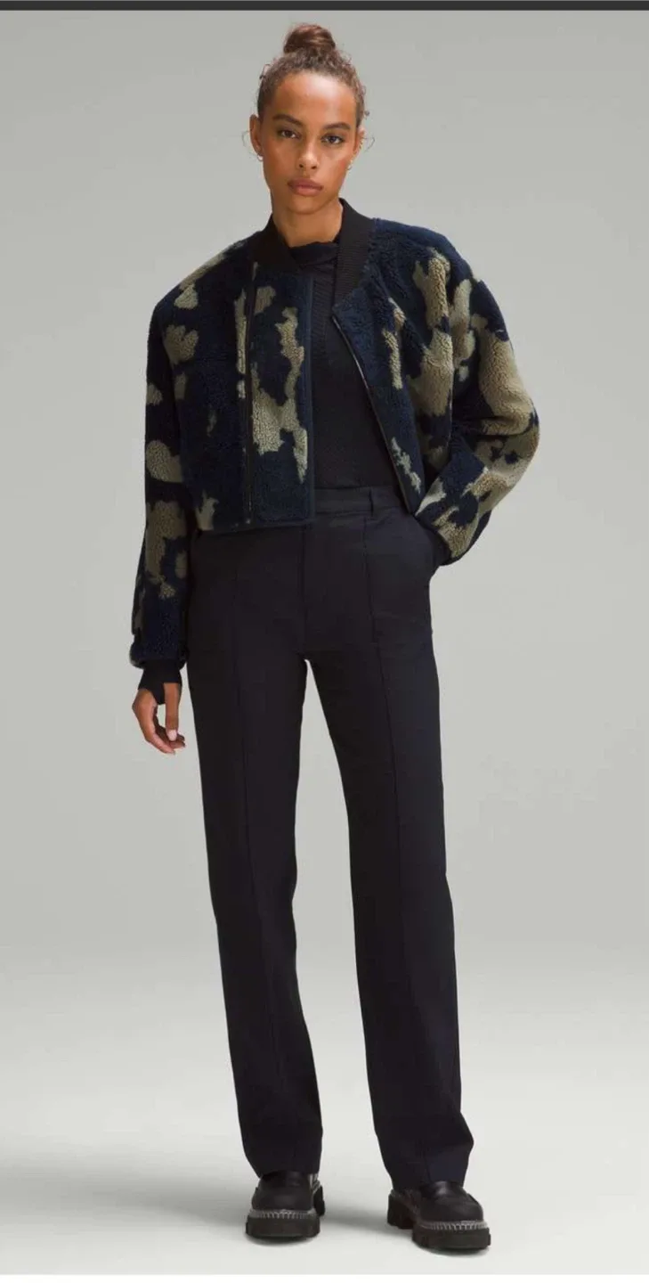 Lululemon Jacket Fleece Camo Cropped Jacket image indicator(2)