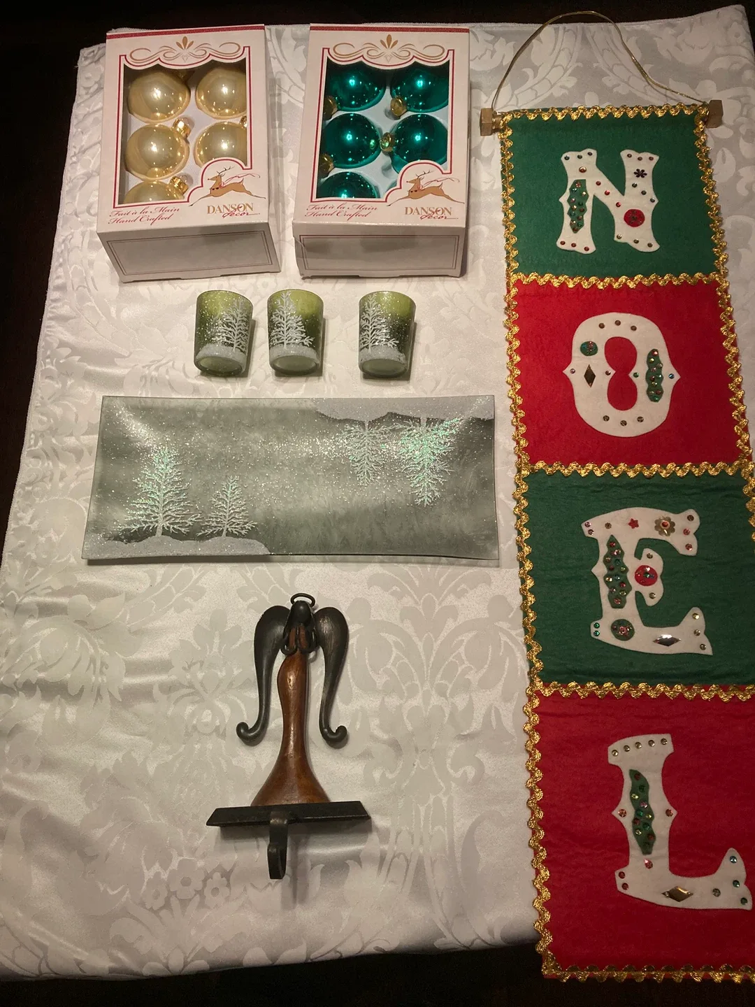 Assorted Christmas decorations