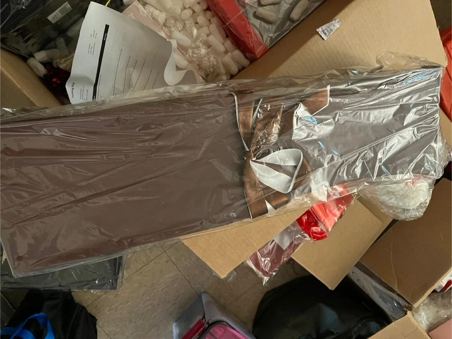 Rose Teddy Bear, Brown Woven Basket, Gift Boxes image indicator(5)