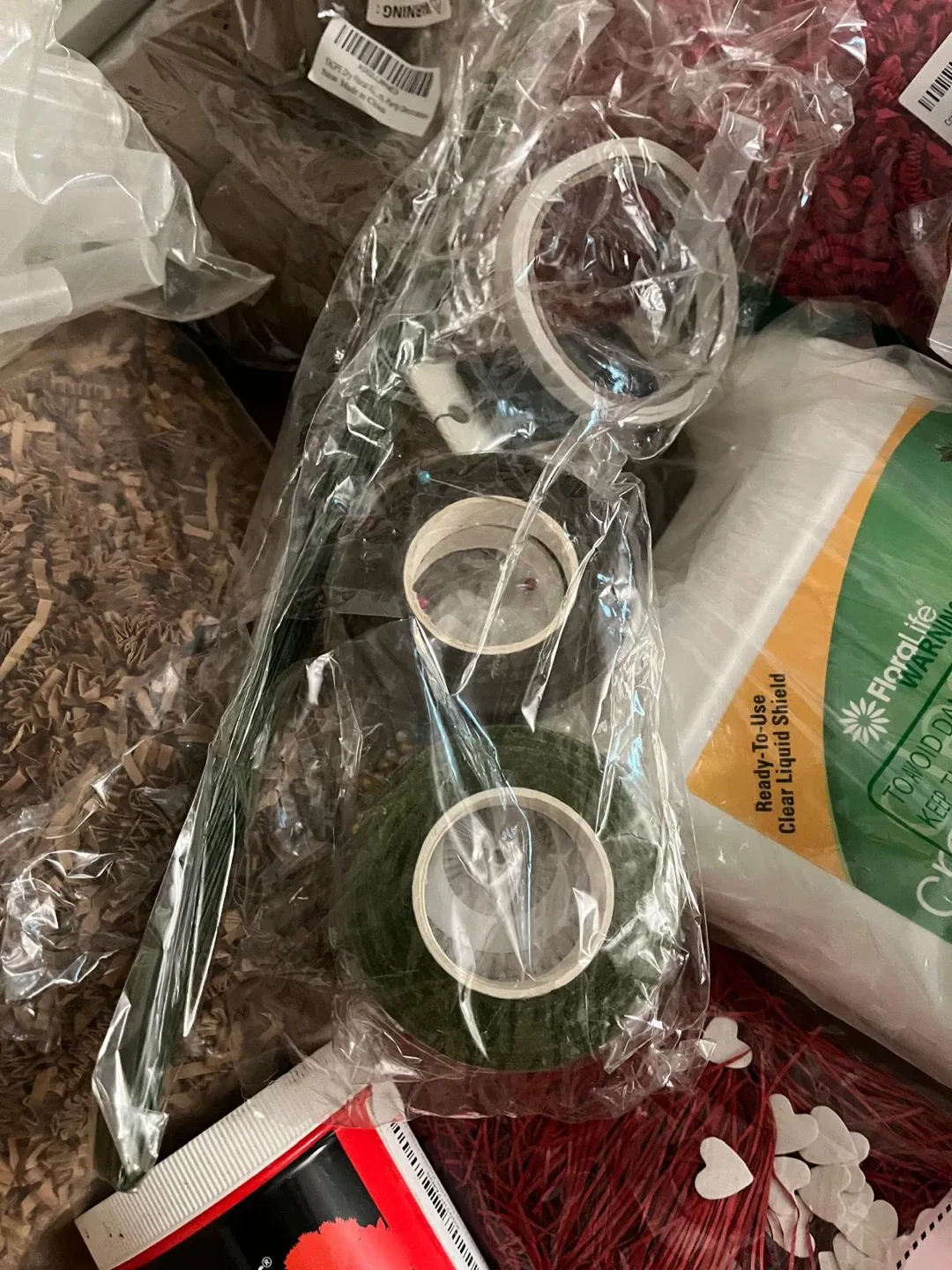 Rose Teddy Bear, Brown Woven Basket, Gift Boxes image indicator(8)