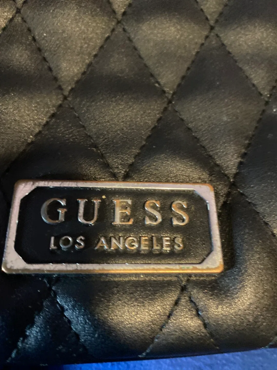 Guess Los Angeles Black Quilted Purse