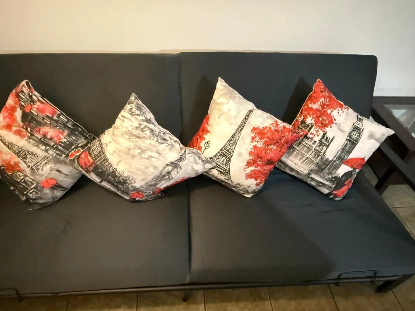 New Futon with Pillows