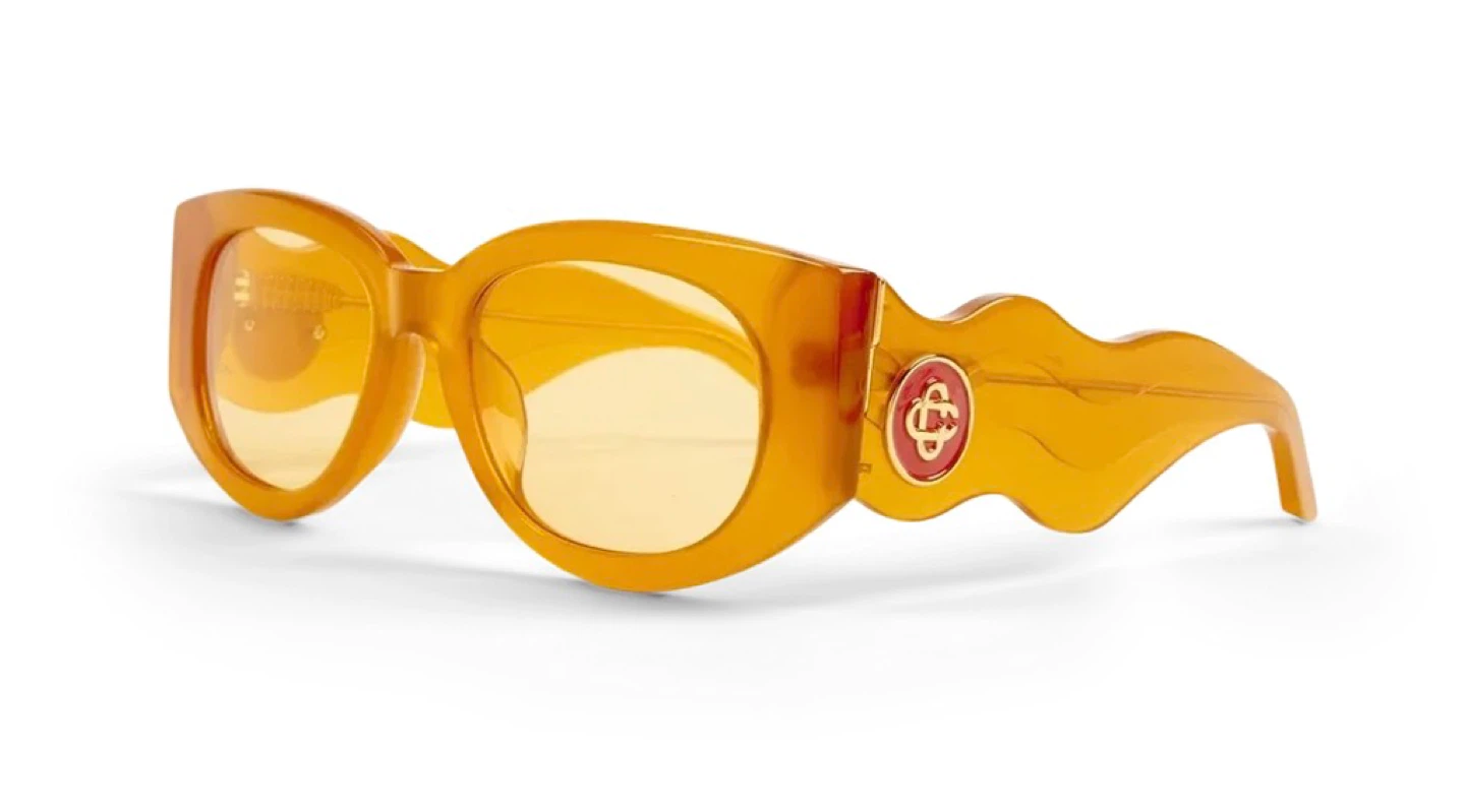 Casablanca The Memphis Sunglasses - Yellow