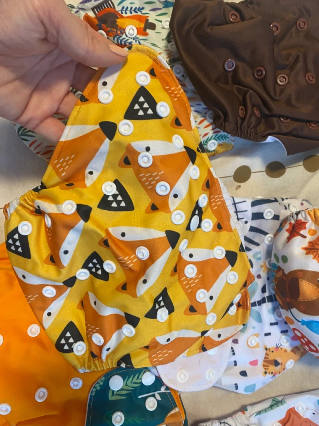 Cloth Diaper Lot - Variety of Colours & Prints image indicator(4)