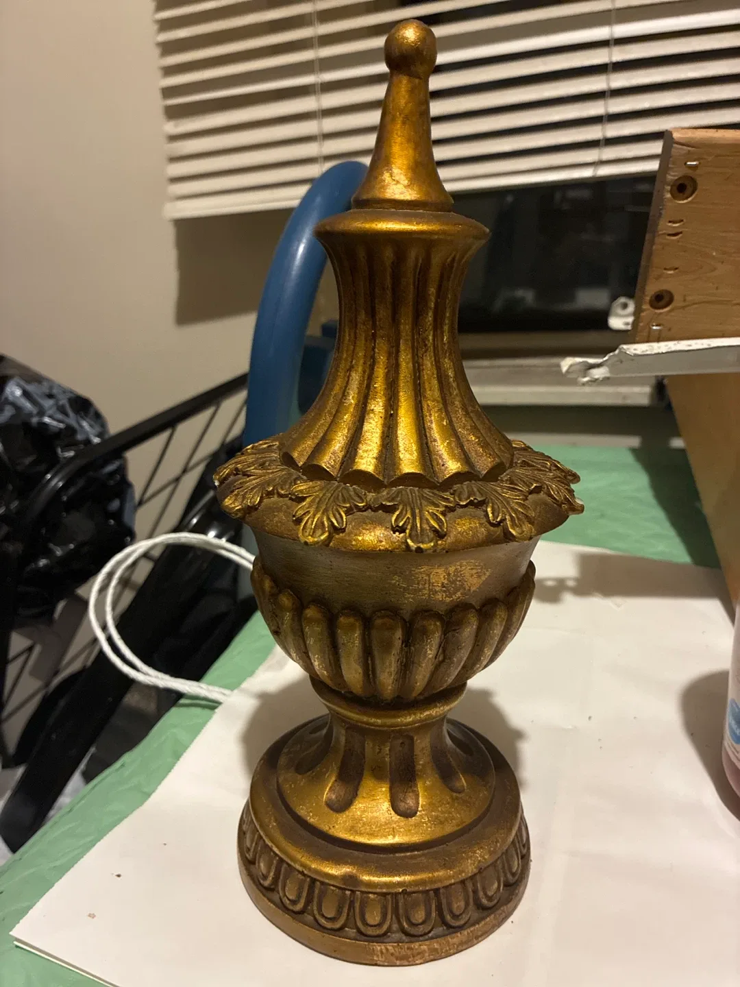 Gold Decorative Lamp Finial