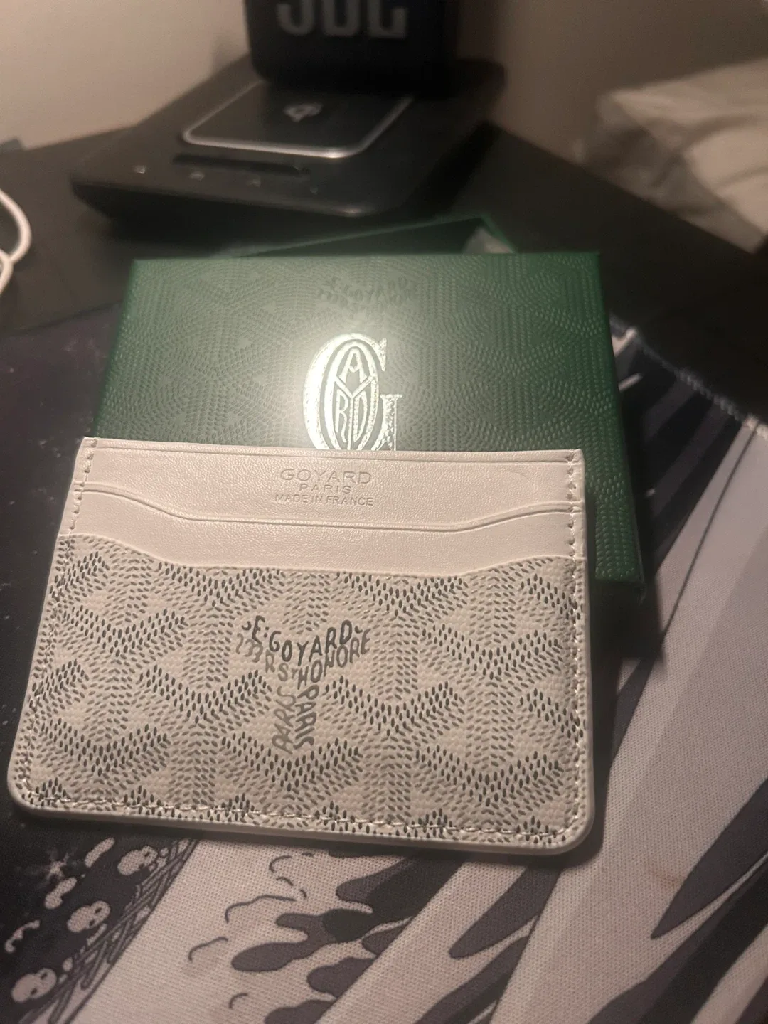 Goyard Card Holder - White