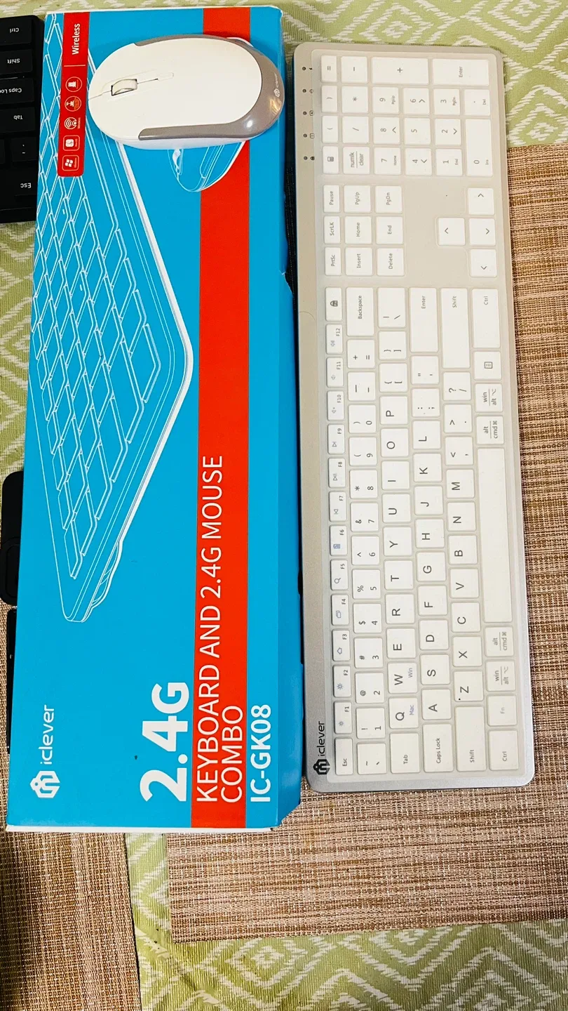 iClever 2.4G Keyboard and Mouse Combo & Samsung Monitor image indicator(5)