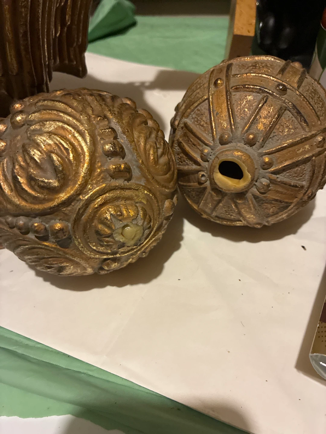 Gold Decorative Orbs - photo 2