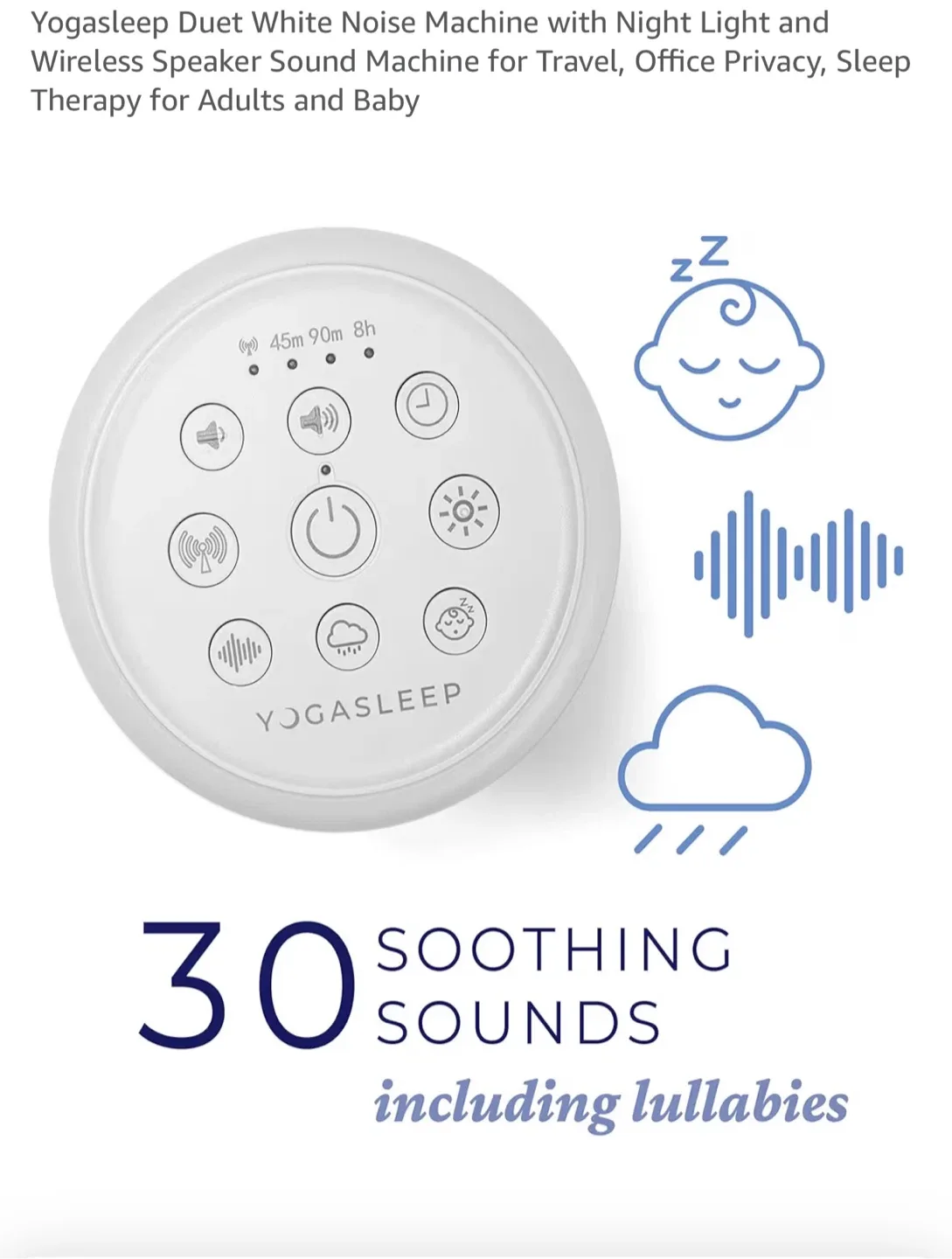 Yogasleep Duet White Noise Machine