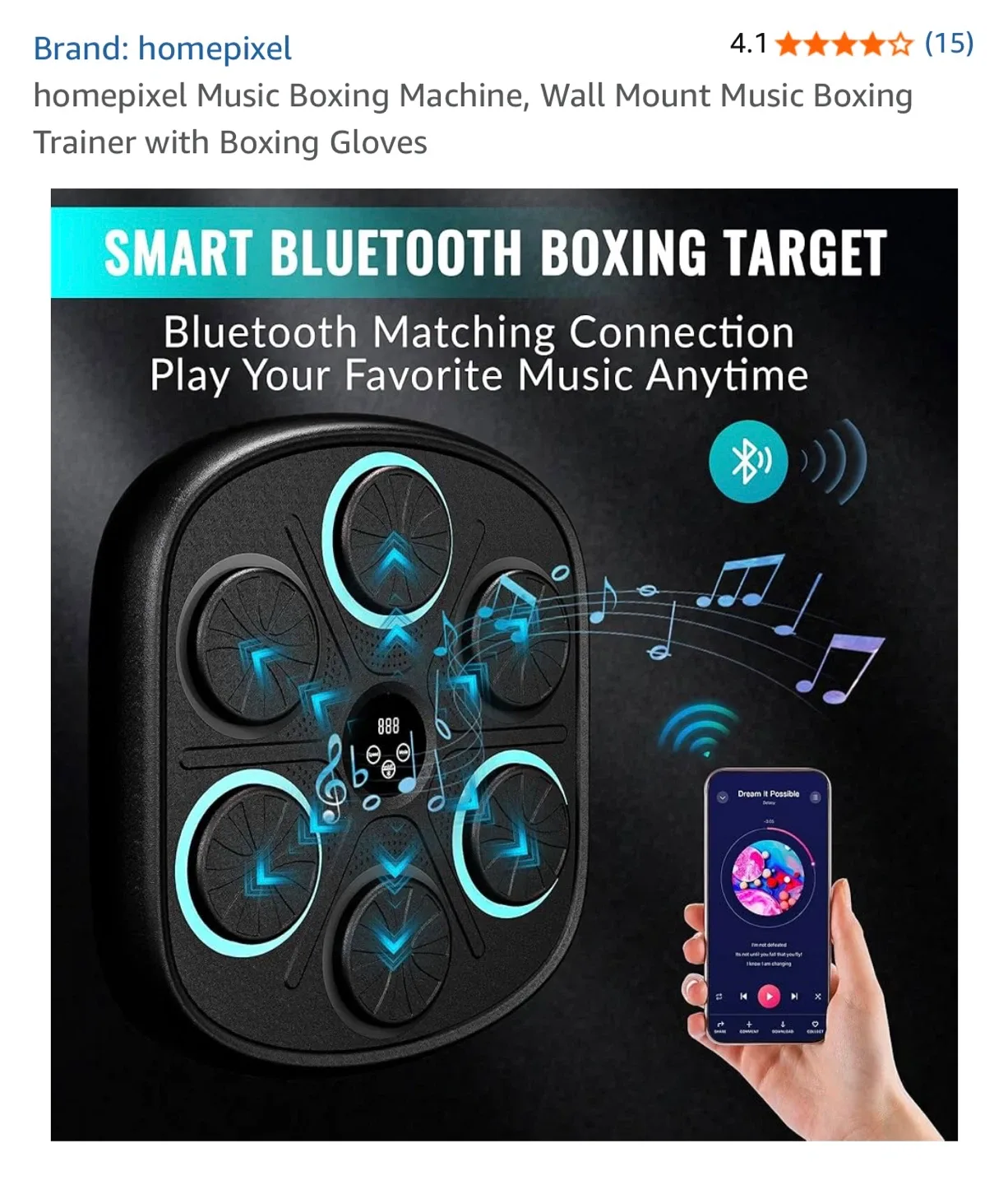 New! Wall Mount Music Boxing Machine image indicator(3)