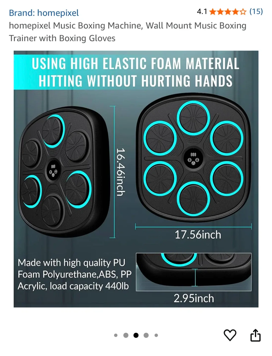 New! Wall Mount Music Boxing Machine image indicator(4)