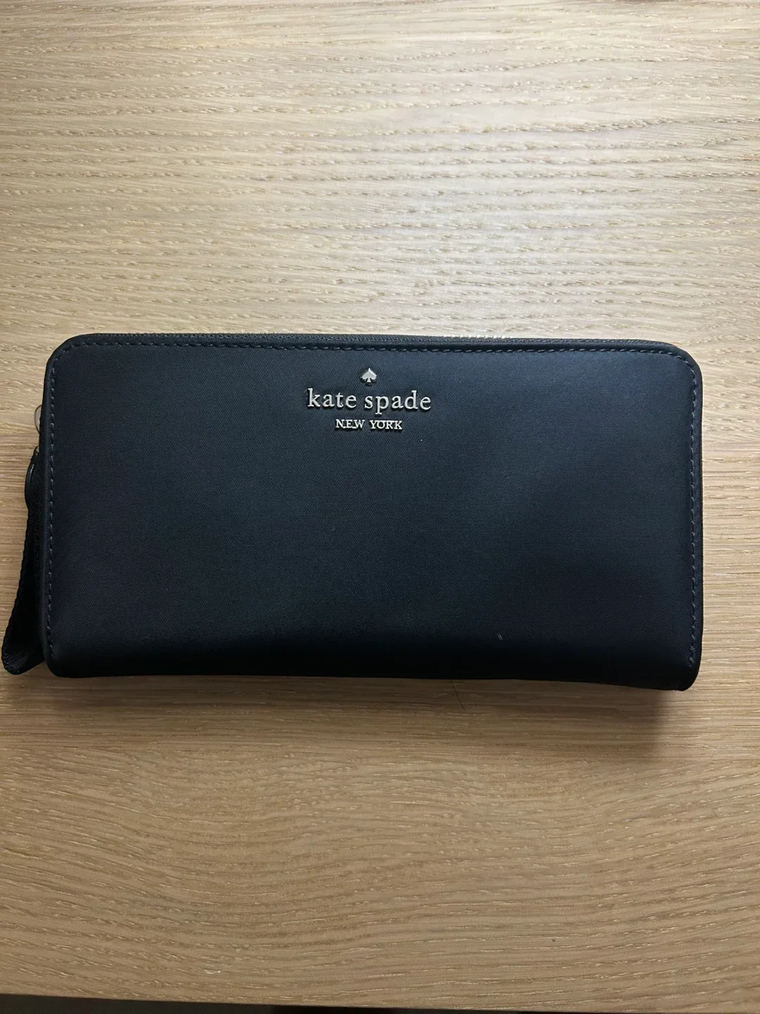 Kate Spade Black Zip Around Wallet