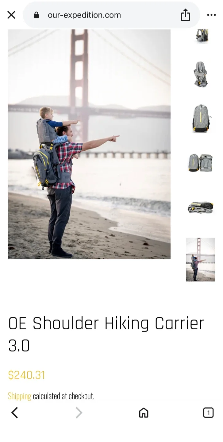 New! Our Expedition OE Hiking Carrier image indicator(5)