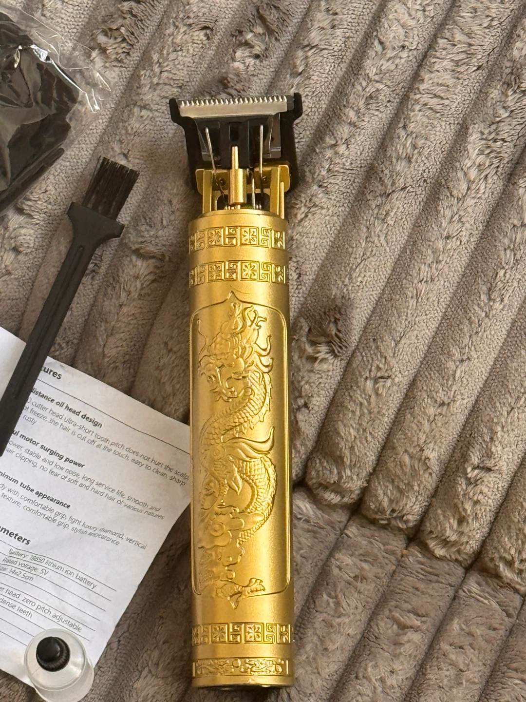 Vintage T9 Professional Hair Trimmer - Gold - photo 3