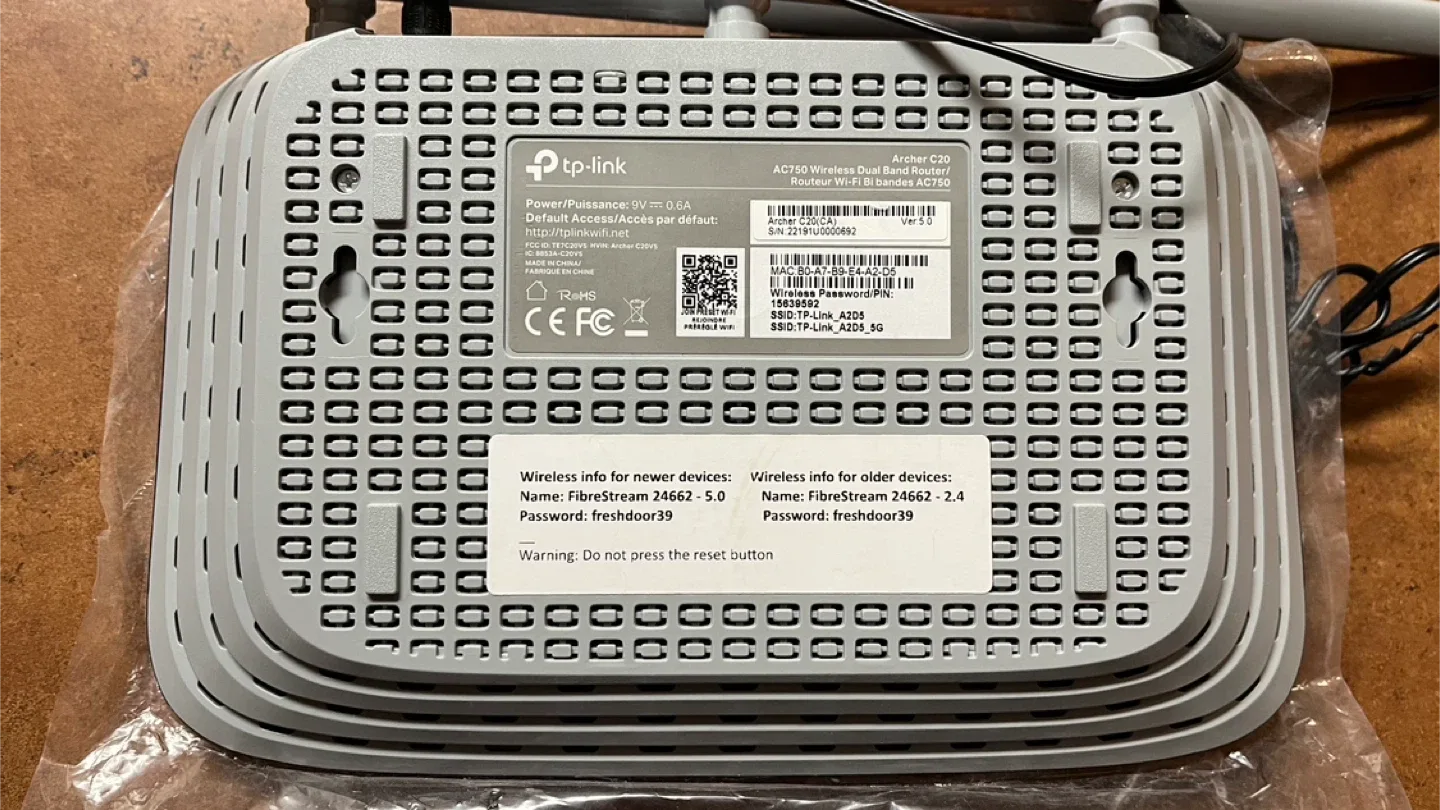 TP-Link Archer C20 AC750 Wireless Router image indicator(2)