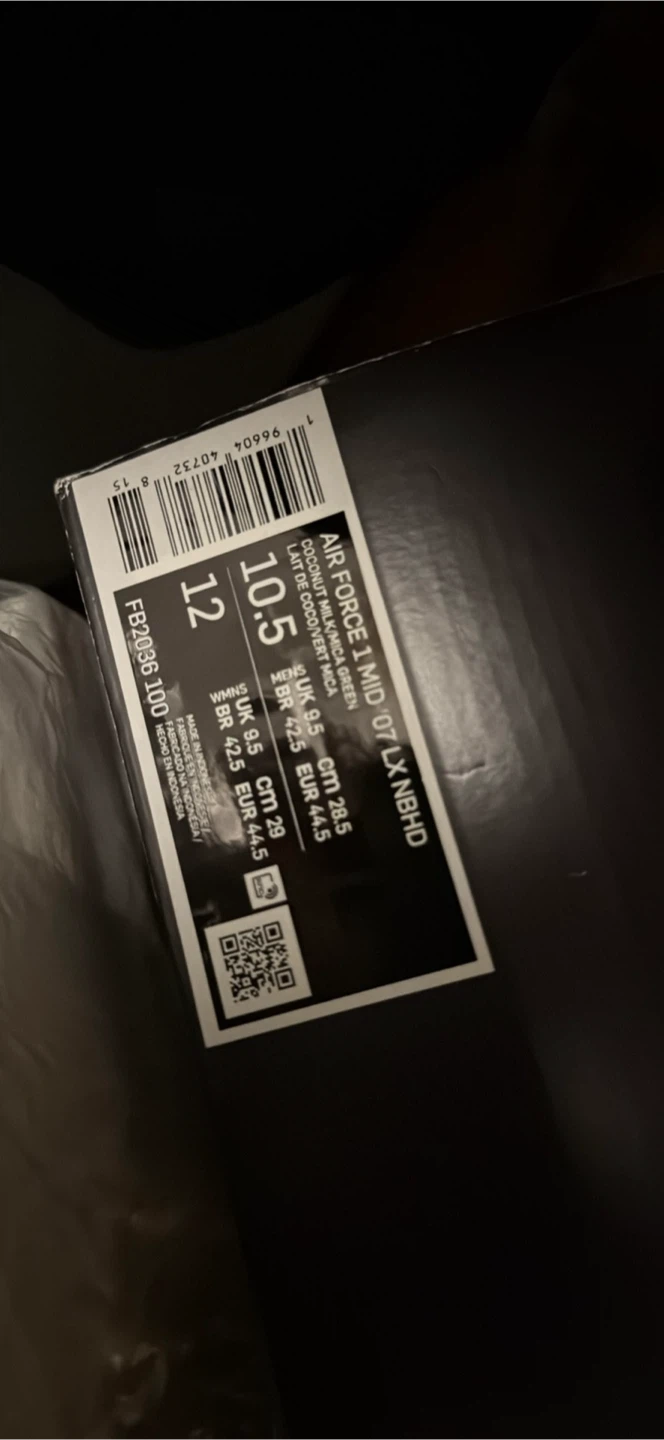 Nike Air Force 1 Mid '07 LX NBHD Size 10.5 - photo 2