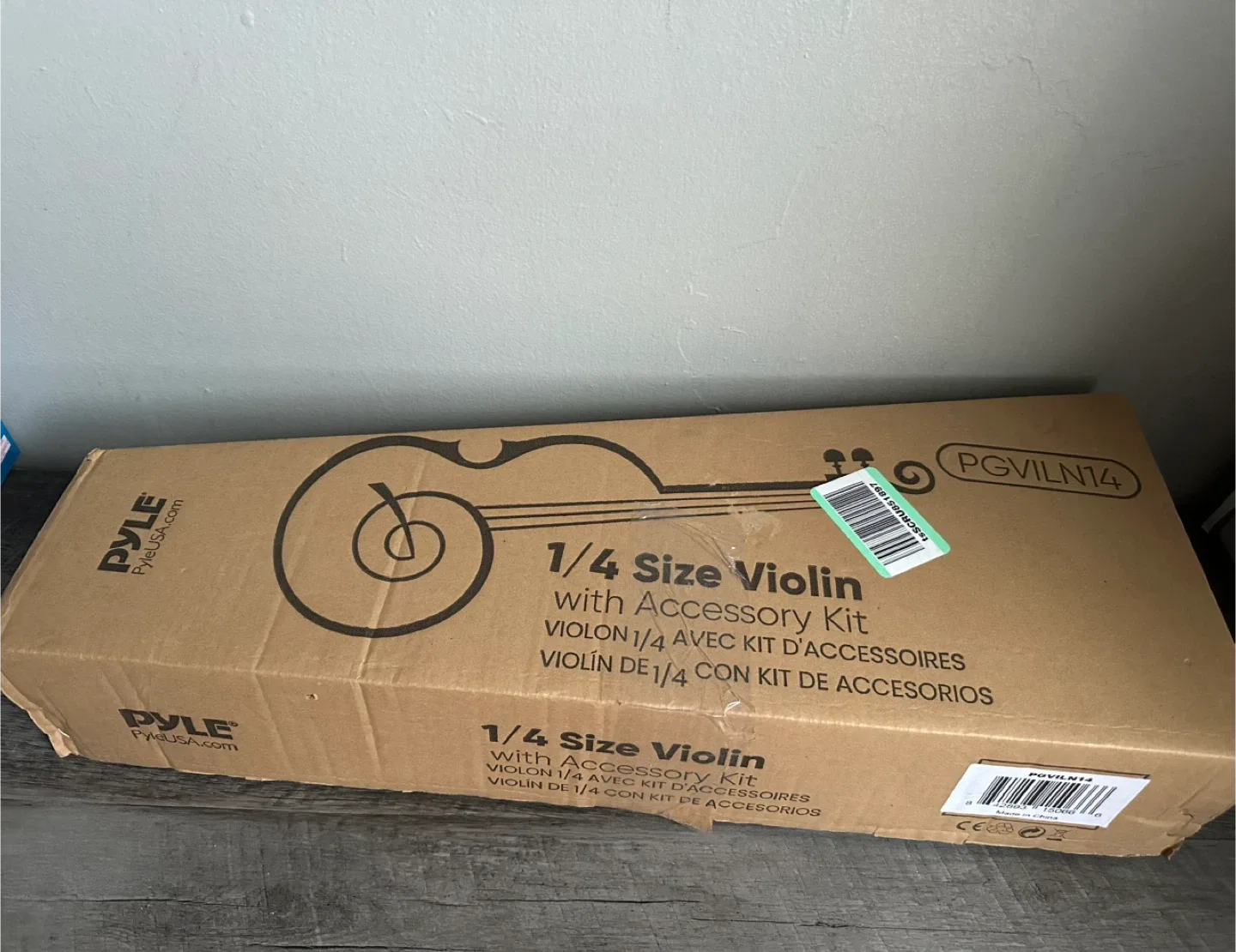 New! Pyle 1/4 Size Violin with Accessory Kit image indicator(4)