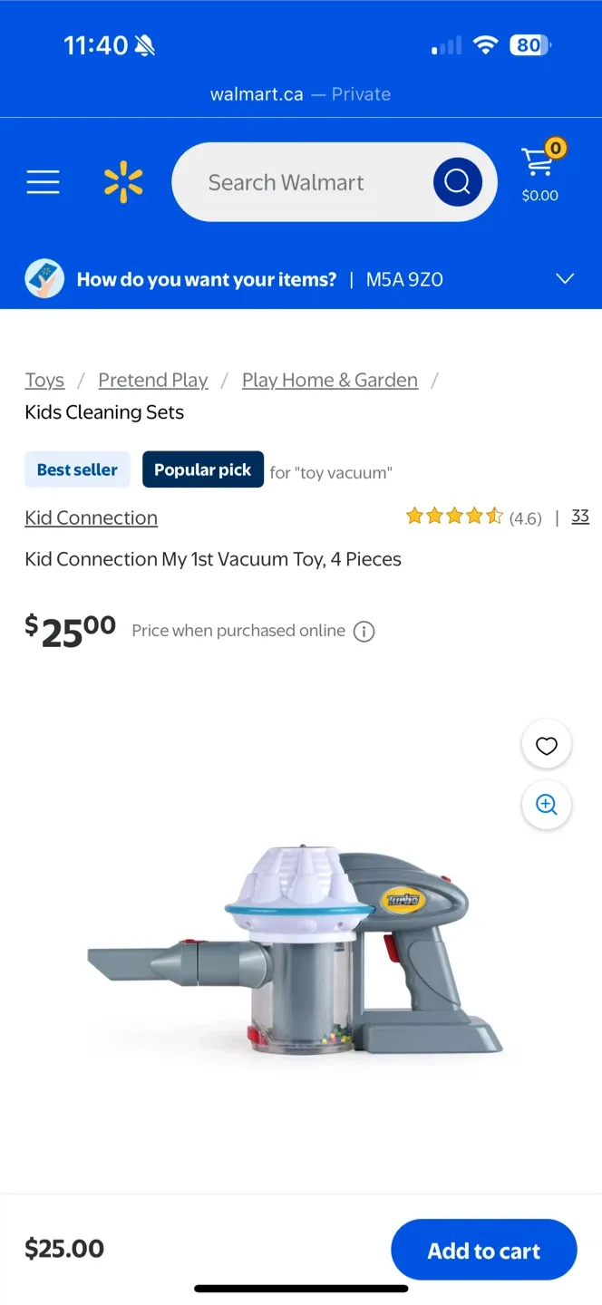 Kid Connection My 1st Vacuum Toy with real suction image indicator(2)