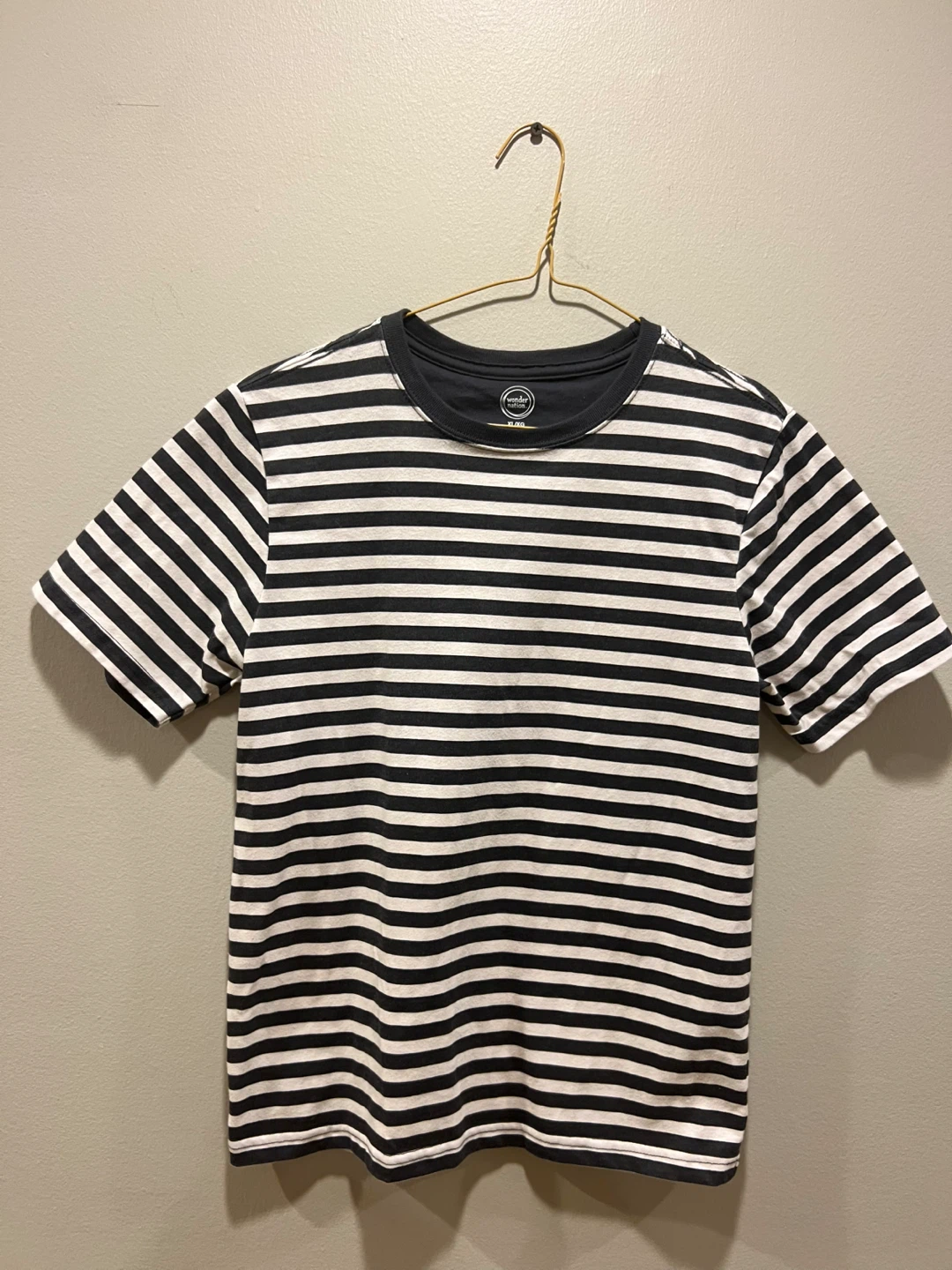 Wonder Nation Striped Tee - XL (14-16)