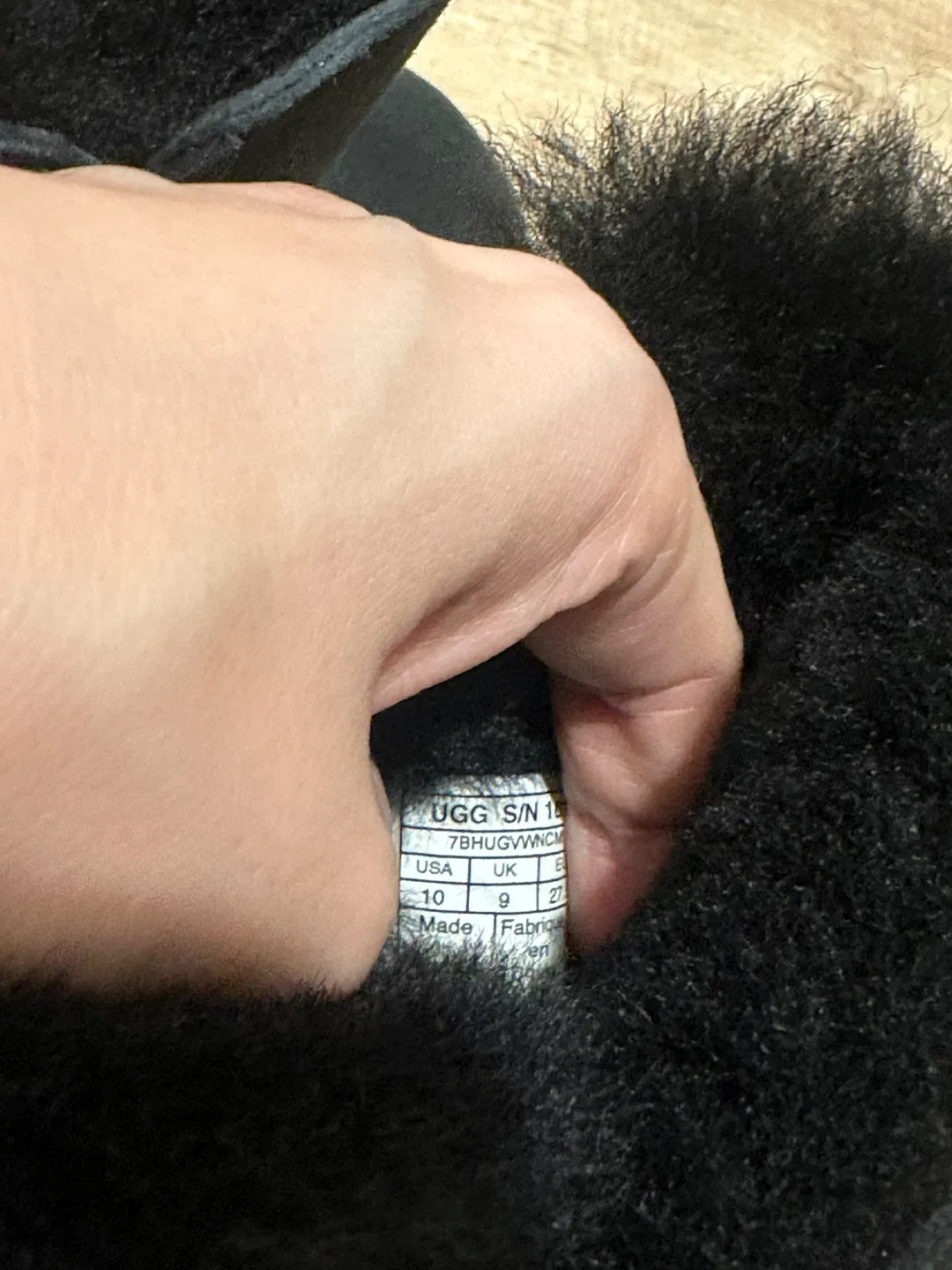 UGG toddler Black Boots - Size 10 image indicator(3)