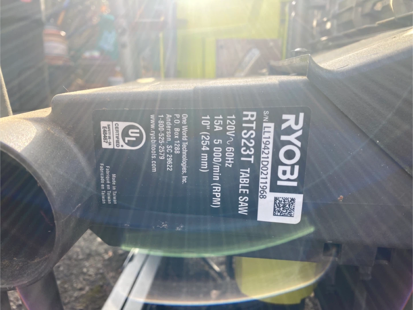 RYOBI TABLE SAW. - photo 2